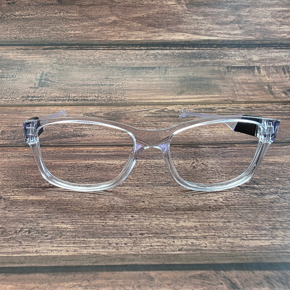Oakley Top Level OY8012-0350 Polished Clear Eyeglass Frames 50-15-129